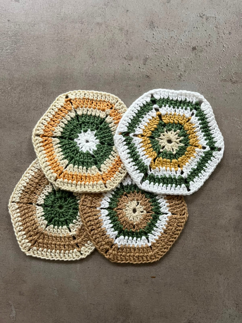 Hangemaakte Boho Onderzetters
