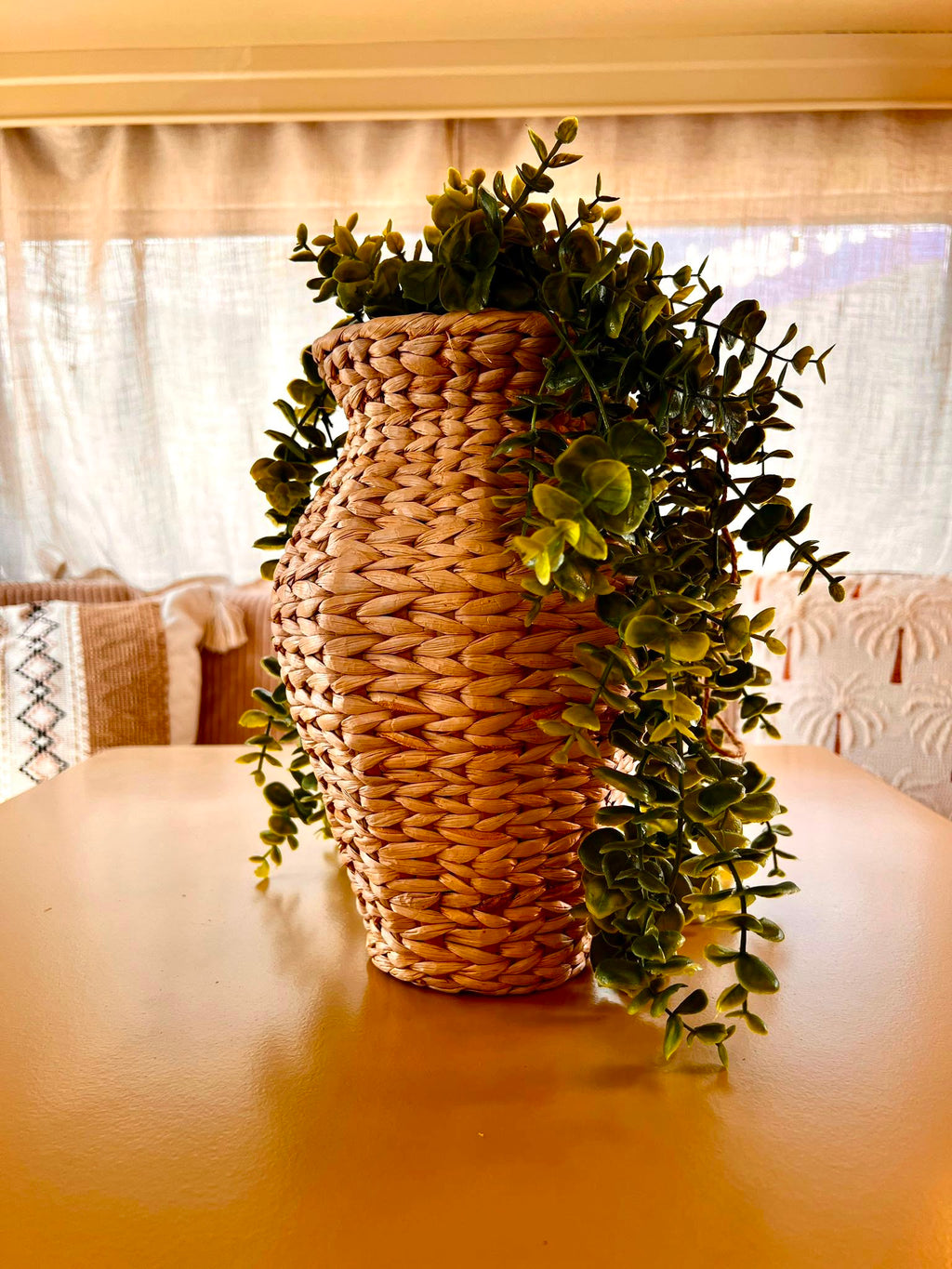 Gevlochten Rotan Vaasje