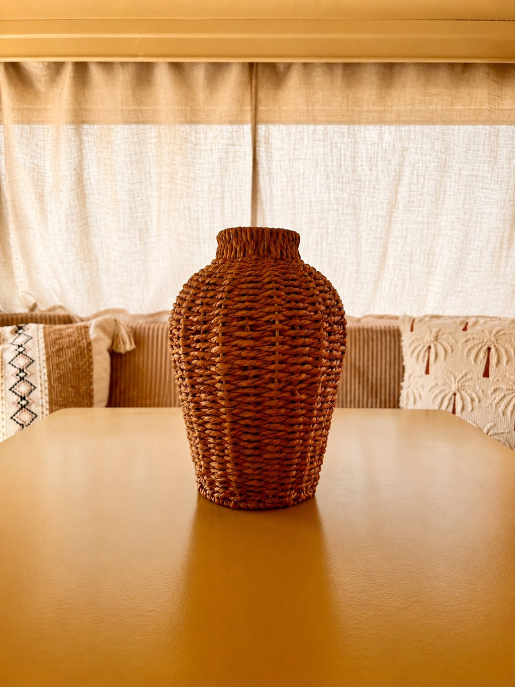 Handgeweven Rotan Vaas